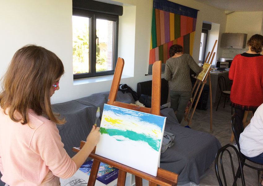 Atelier à Beyrines du 28/10/2017