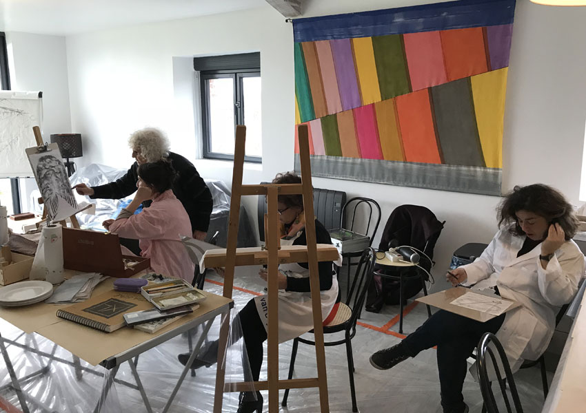 L'atelier à Beyrines du 13 01 2018