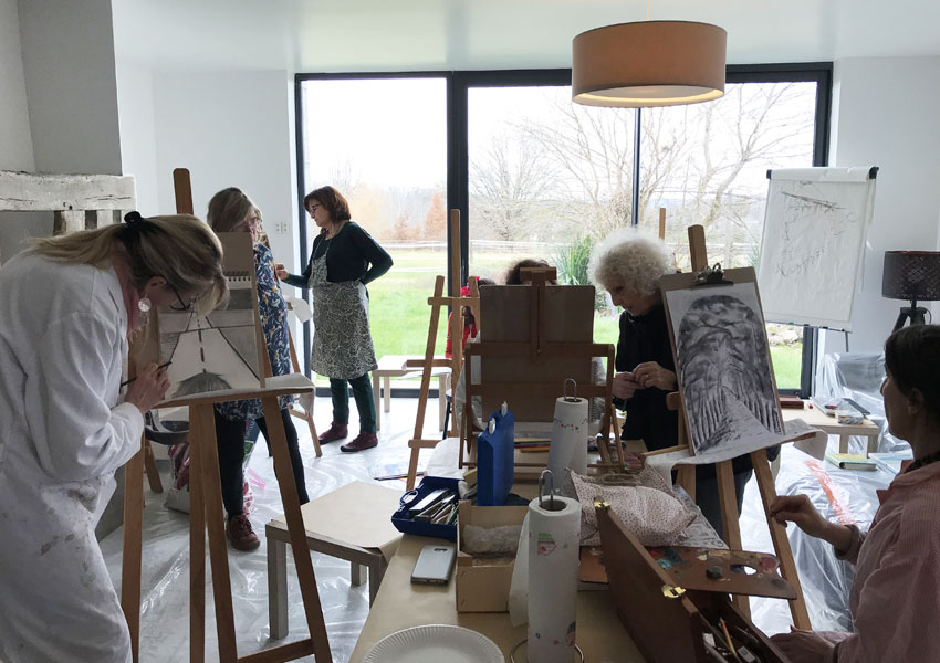 L'atelier à Beyrines du 13 01 2018