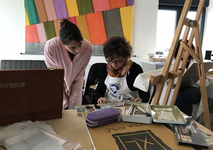 L'atelier à Beyrines du 13 01 2018