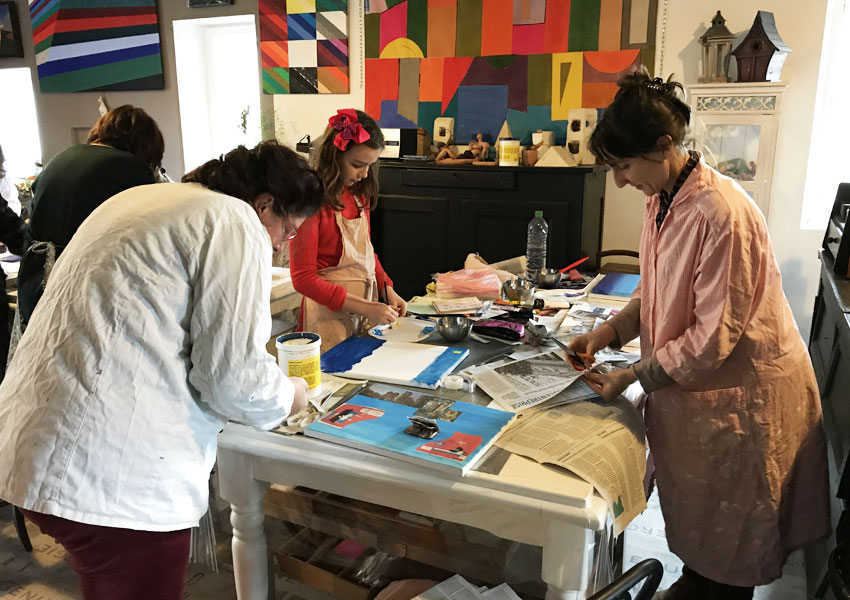 L'atelier à Beyrines du 13 01 2018