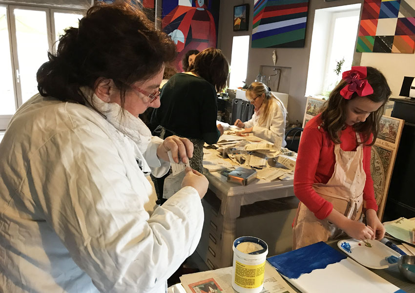 L'atelier à Beyrines du 13 01 2018