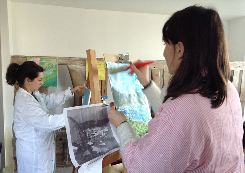 Atelier à Beyrines du 10 02 2018