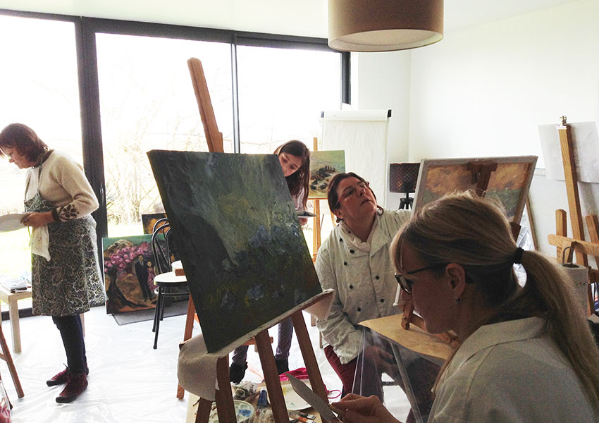 Atelier à Beyrines du 10 02 2018