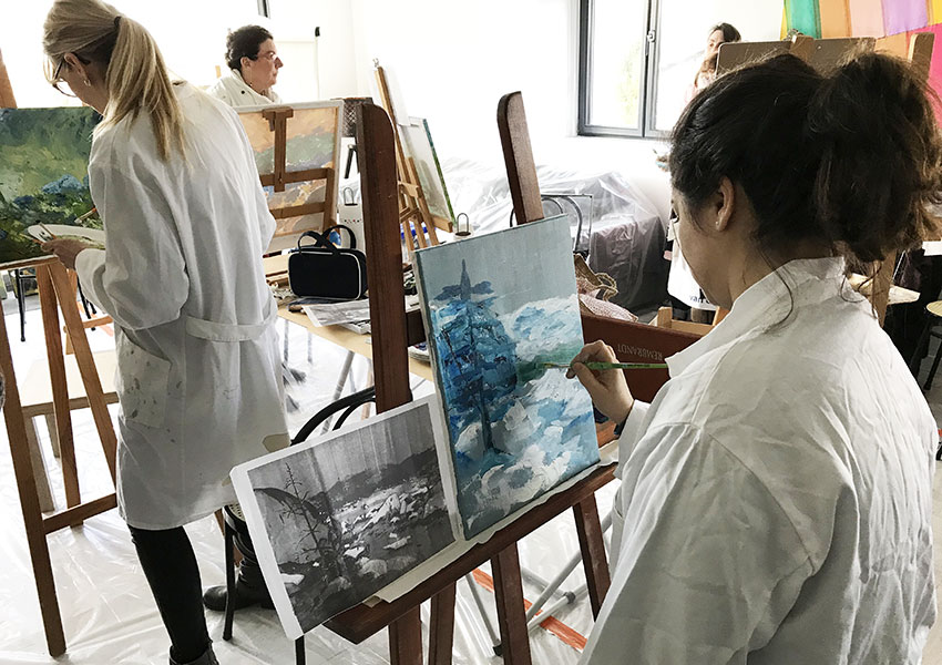 Atelier à Beyrines du 10 02 2018