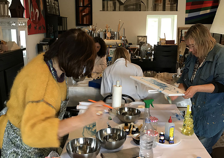 Atelier à Beyrines du 10 03 2018