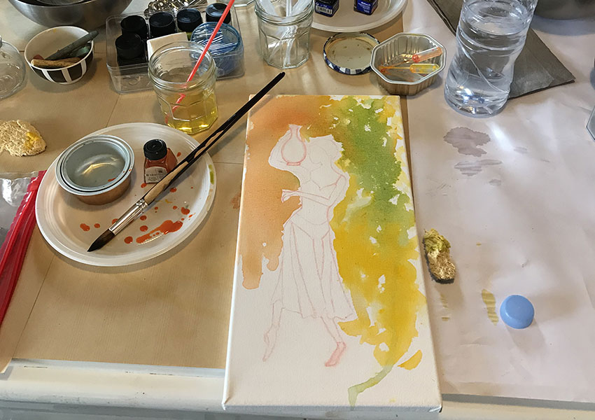 Atelier à Beyrines du 10 03 2018