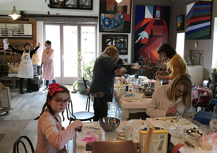 Atelier à Beyrines du 10 03 2018