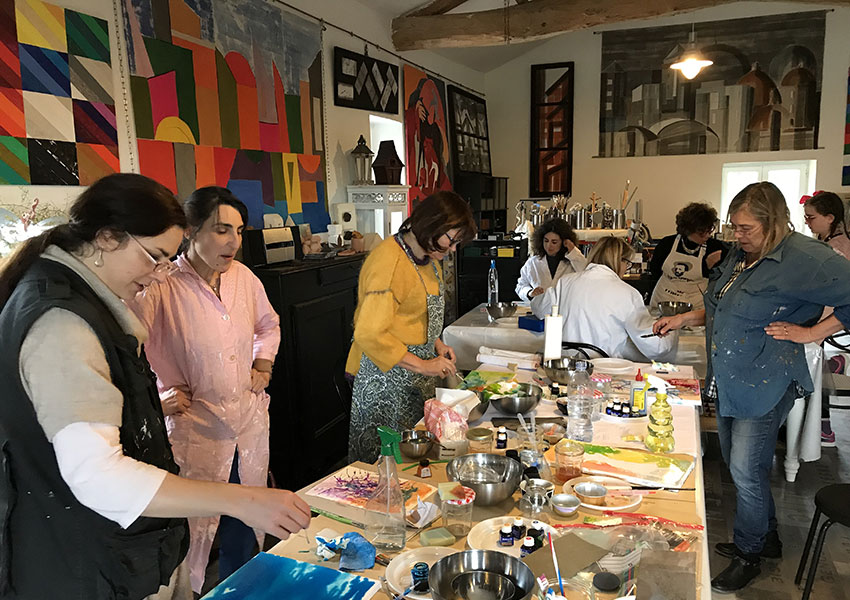 Atelier à Beyrines du 10 03 2018