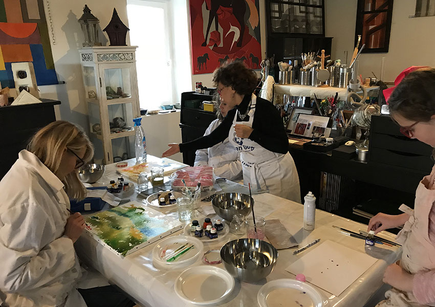 Atelier à Beyrines du 10 03 2018