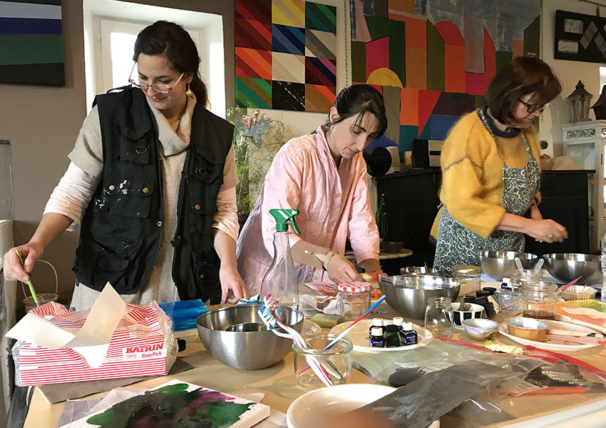 Atelier à Beyrines du 10 03 2018