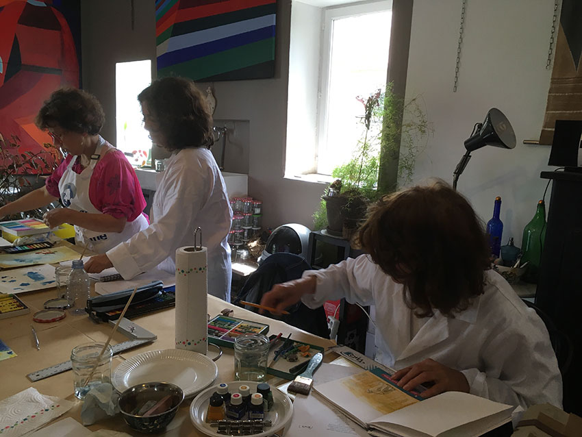 Atelier à Beyrines du 16 06 2018