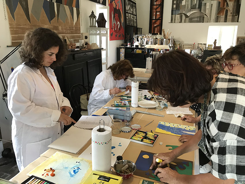 Atelier à Beyrines du 16 06 2018