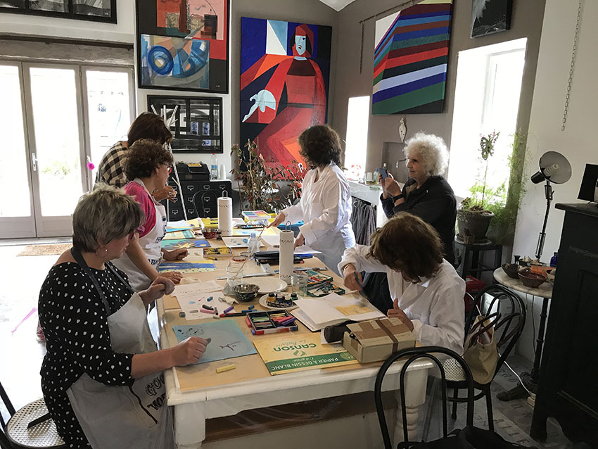 Atelier à Beyrines du 16 06 2018
