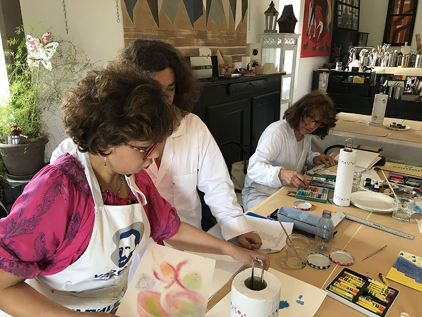 Atelier à Beyrines du 16 06 2018