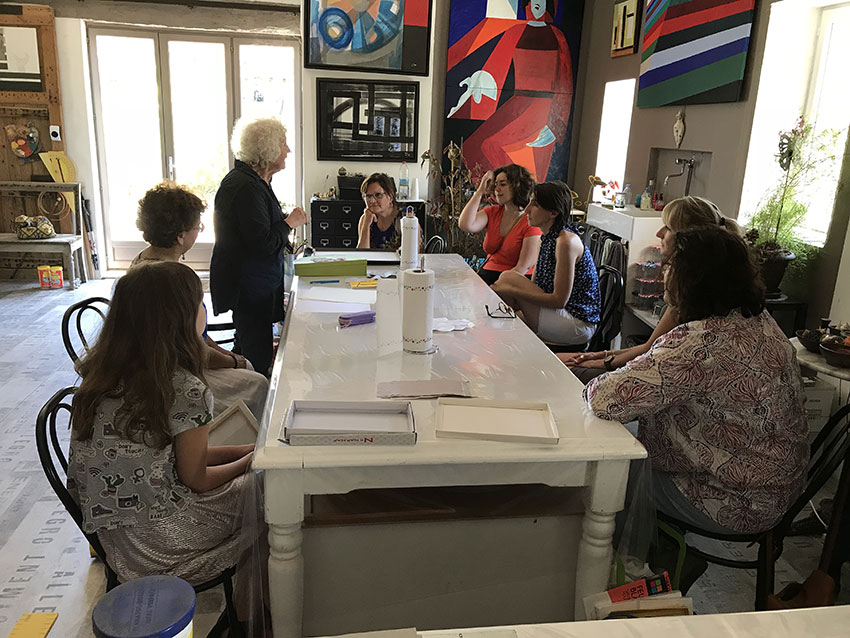 Atelier à Beyrines du 07 07 2018