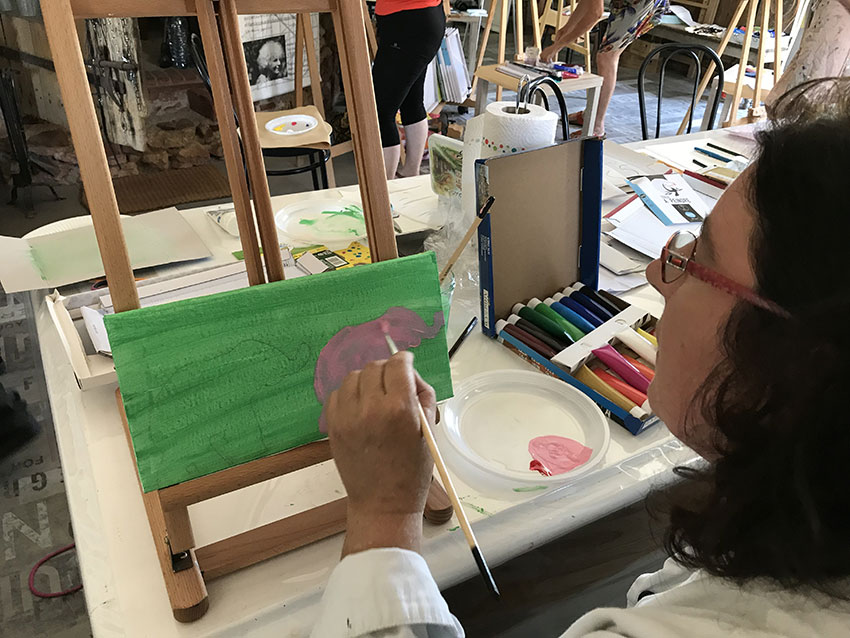 Atelier à Beyrines du 07 07 2018