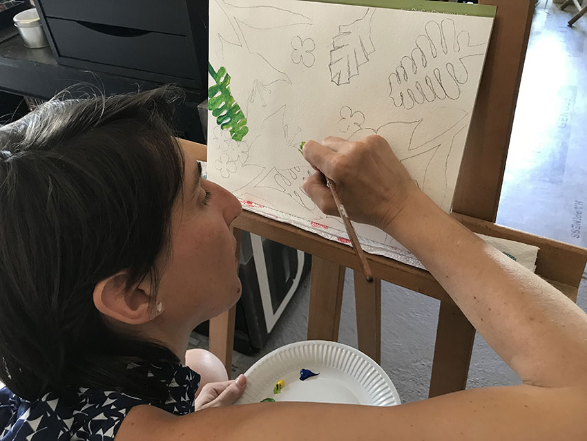 Atelier à Beyrines du 07 07 2018