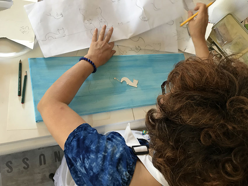 Atelier à Beyrines du 07 07 2018