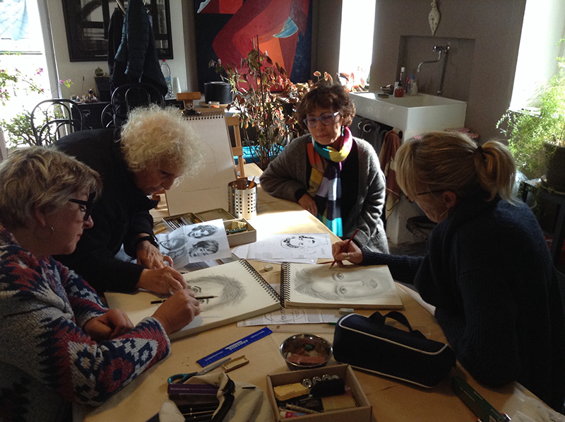 Atelier à Beyrines du 27 10 2018