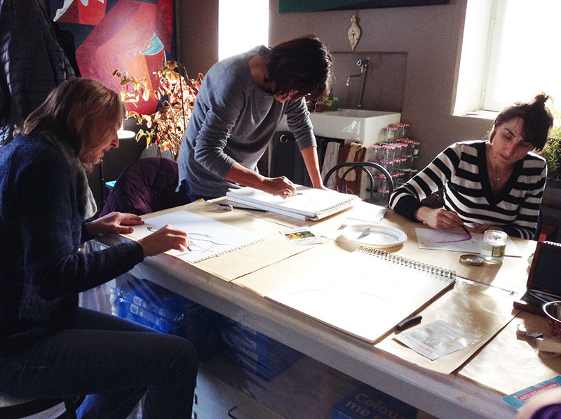 Atelier à Beyrines du 01 12 2018