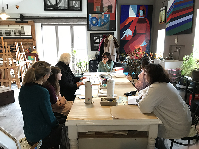 Atelier à Beyrines du 12 01 2019