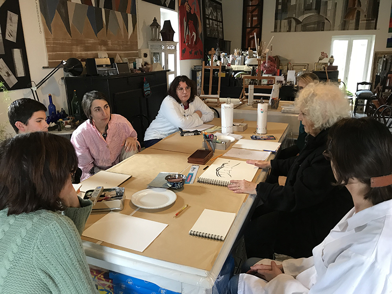 Atelier à Beyrines du 12 01 2019