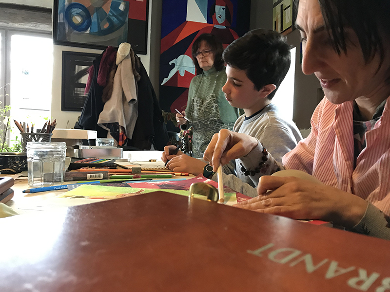 Atelier à Beyrines du 12 01 2019