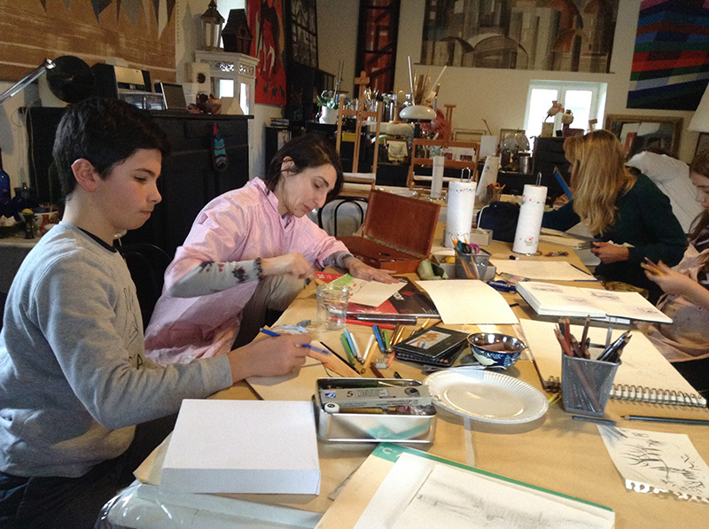 Atelier à Beyrines du 12 01 2019