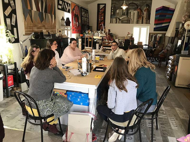 Atelier à Beyrines du 02 03 2019