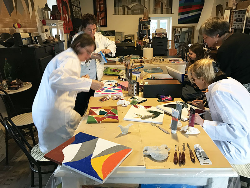 Atelier à Beyrines du 14 12 2019