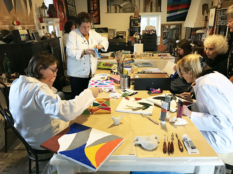 Atelier à Beyrines du 14 12 2019