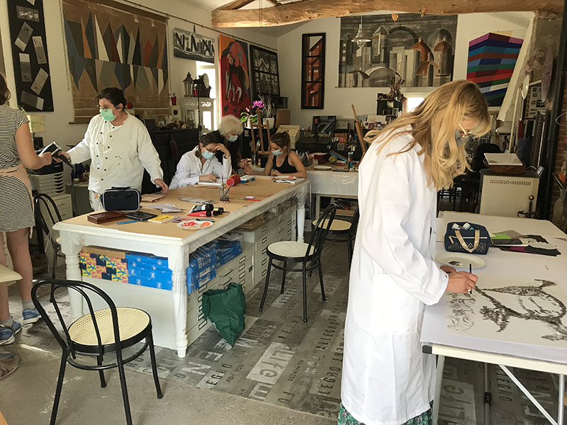 Atelier à Beyrines du 20 06 2020