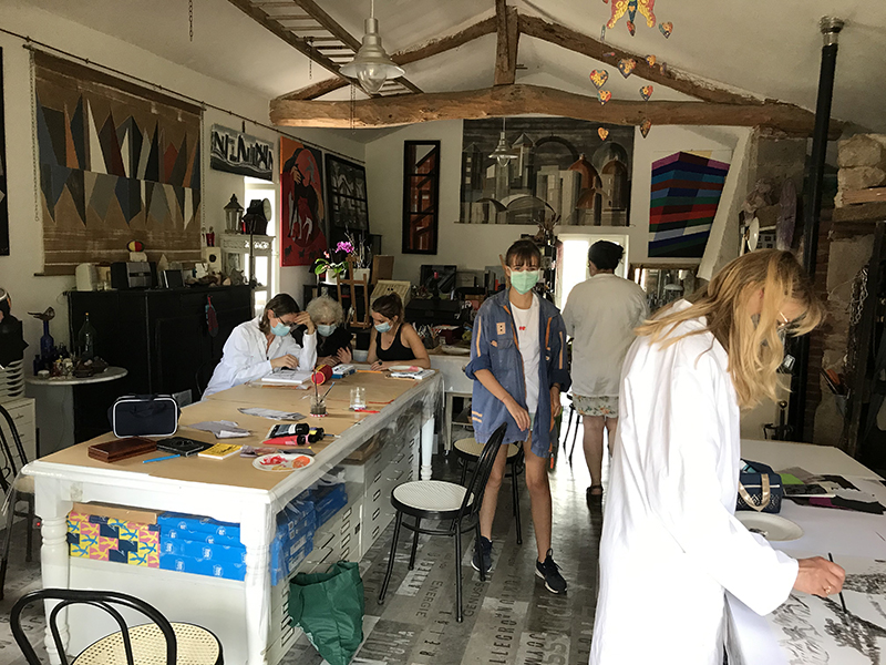 Atelier à Beyrines du 20 06 2020