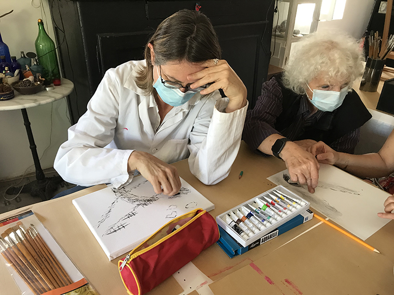 Atelier à Beyrines du 20 06 2020