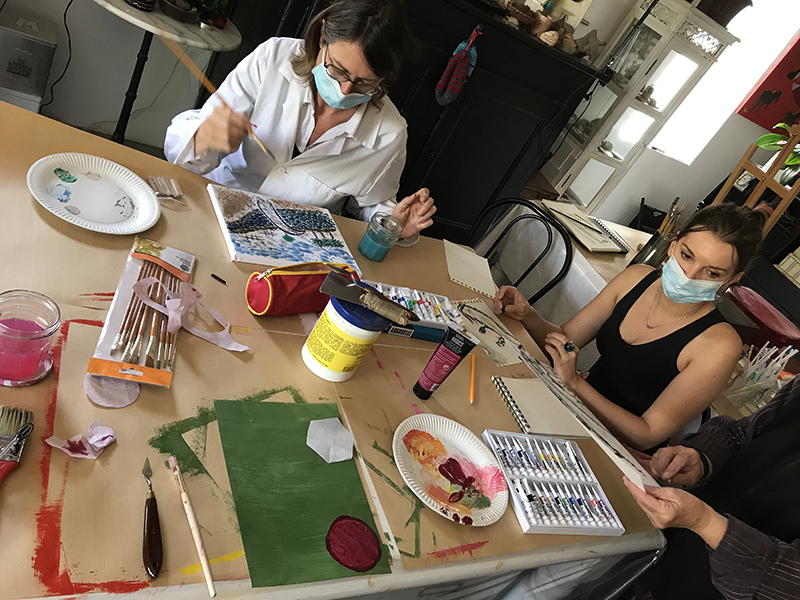 Atelier à Beyrines du 20 06 2020