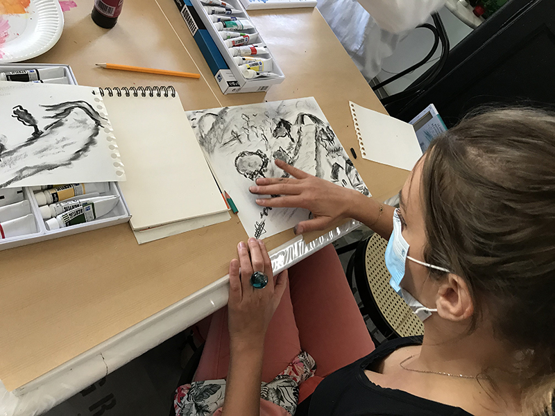 Atelier à Beyrines du 20 06 2020