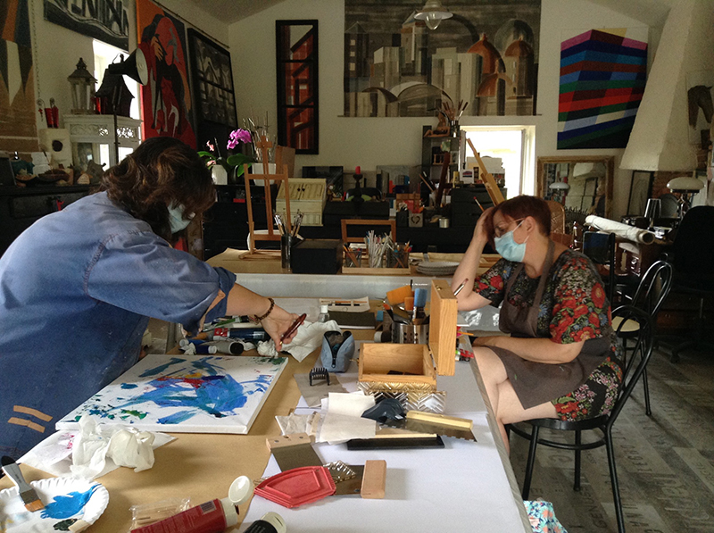 Atelier à Beyrines du 25 07 2020