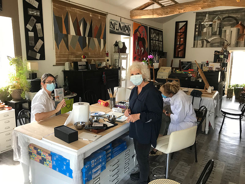 Atelier à Beyrines du 22 08 2020