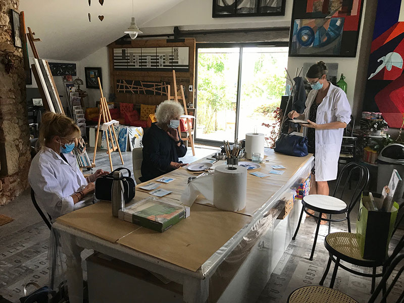 Atelier à Beyrines du 22 08 2020